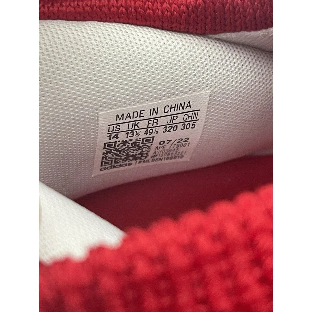 Adidas Trae‎ Young 2 Basketball Shoes Red White Knit Upper Men's 14